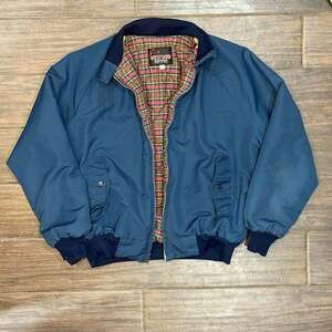Vintage WestWind Mens Plaid Lined Swing Bomber...